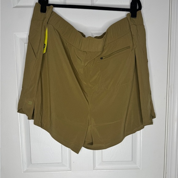 ALL IN MOTION NWT Woman’s Olive Green Drawstring Shorts Size 4XL Athletic - Picture 2 of 7